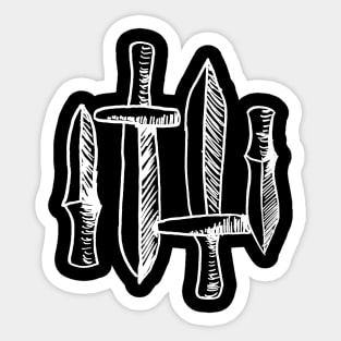 Daggers Sticker